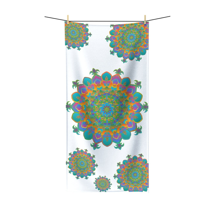 Vibrant Mandala Bath Towel - Colorful & Artistic Home Decor - Blululi