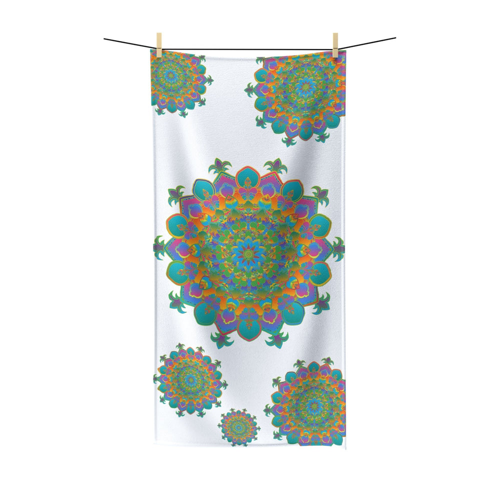 Vibrant Mandala Bath Towel - Colorful & Artistic Home Decor - Blululi