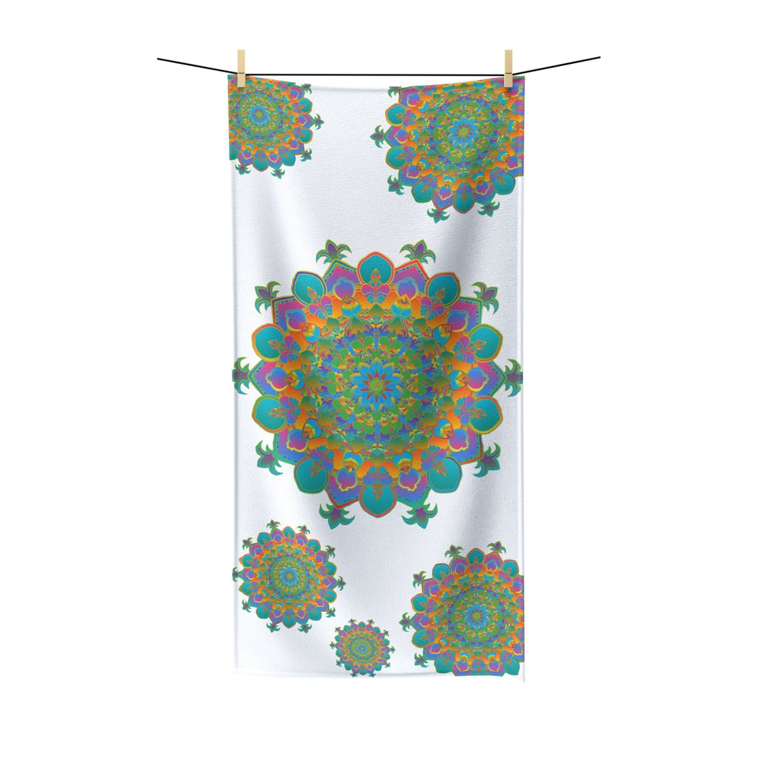 Vibrant Mandala Bath Towel - Colorful & Artistic Home Decor - Blululi