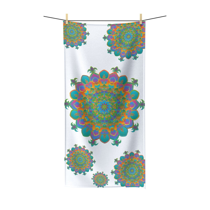Vibrant Mandala Bath Towel - Colorful & Artistic Home Decor - Blululi