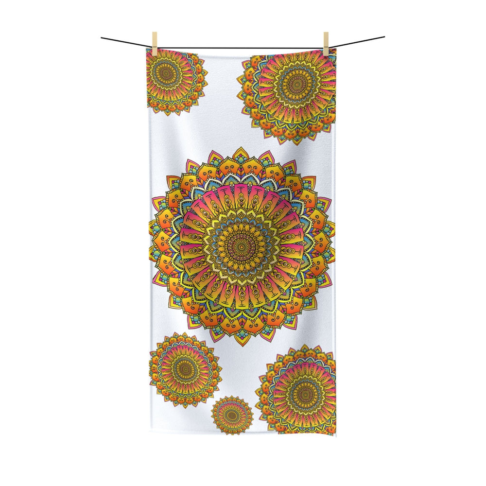 Vibrant Mandala Bath Towel - Colorful Design Home Decor - Blululi