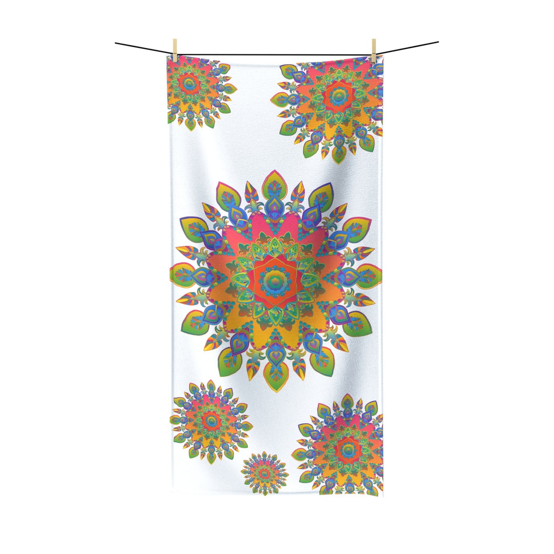 Vibrant Mandala Bath Towel - Colorful & Intricate Home Decor - Blululi