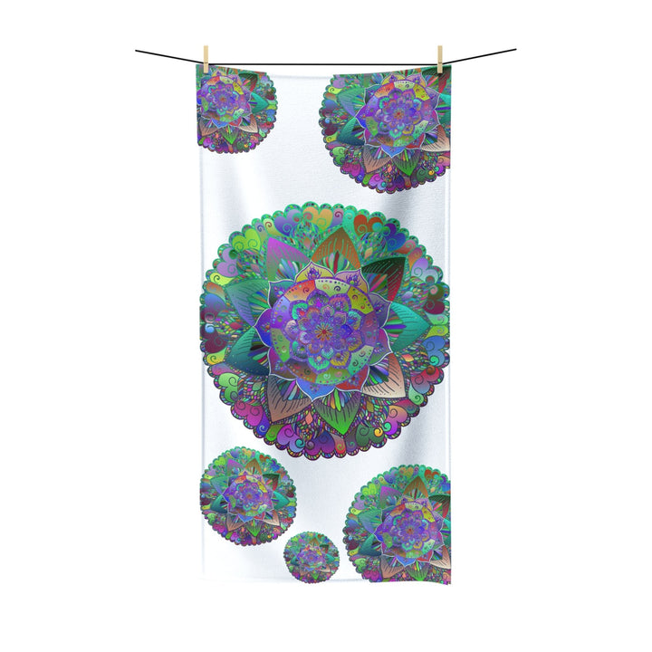 Vibrant Mandala Bath Towel - Colorful & Intricate Home Decor - Blululi