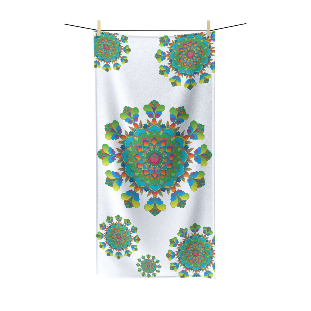 Vibrant Mandala Bath Towel - Colorful & Intricate Home Decor - Blululi