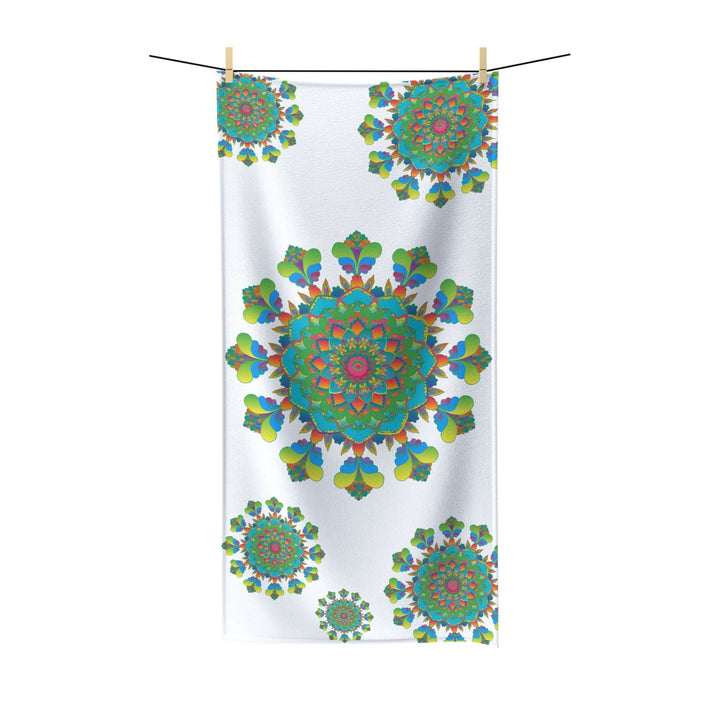 Vibrant Mandala Bath Towel - Colorful & Intricate Home Decor - Blululi