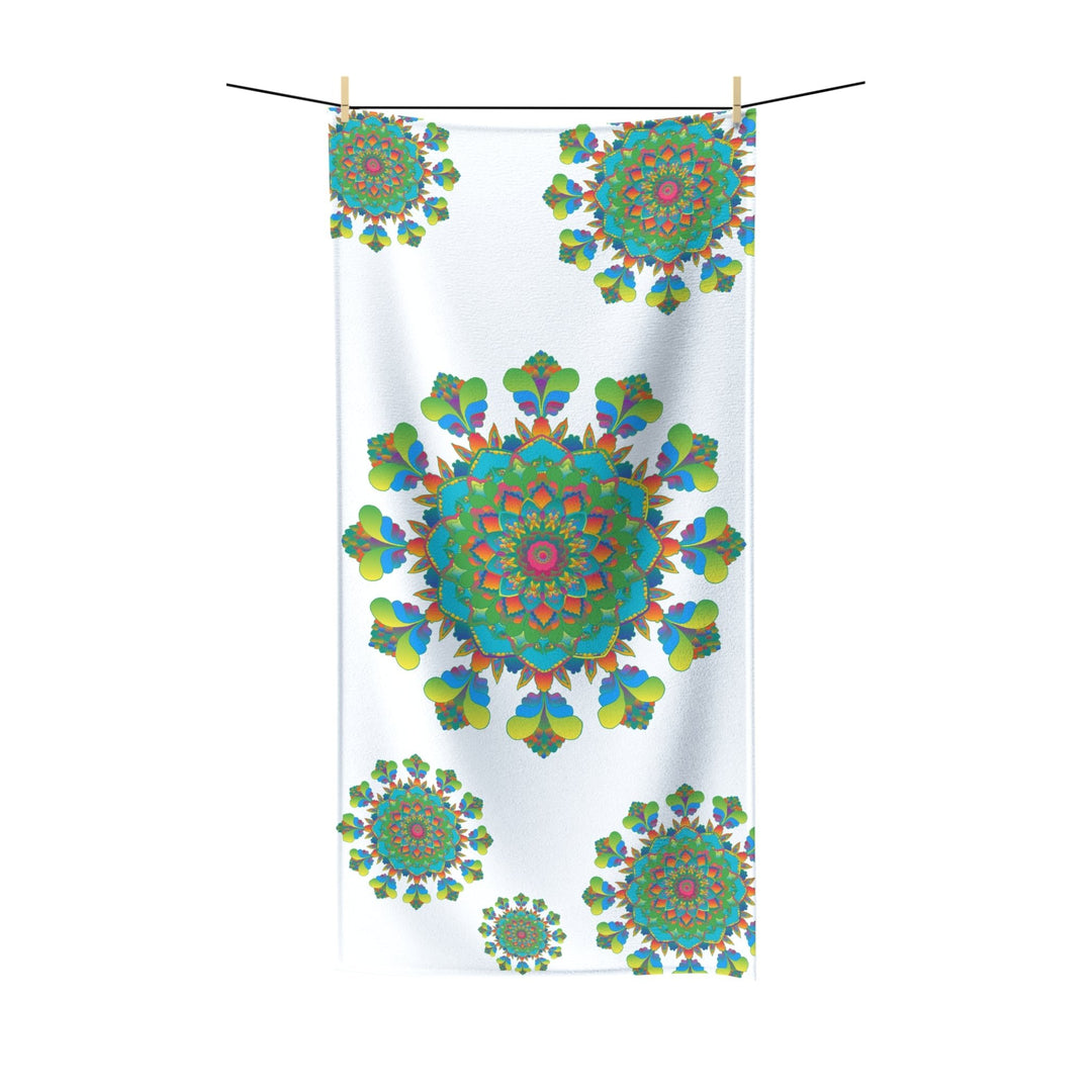 Vibrant Mandala Bath Towel - Colorful & Intricate Home Decor - Blululi
