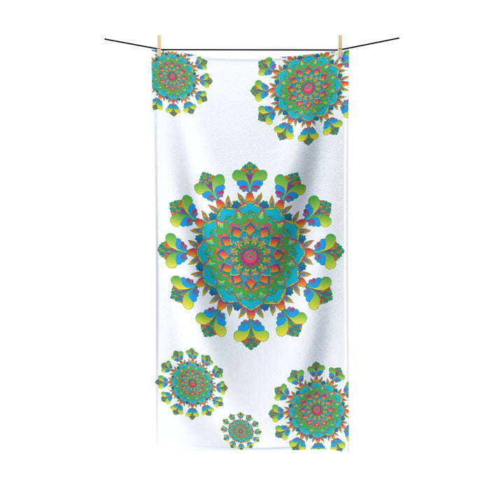 Vibrant Mandala Bath Towel - Colorful & Intricate Home Decor - Blululi