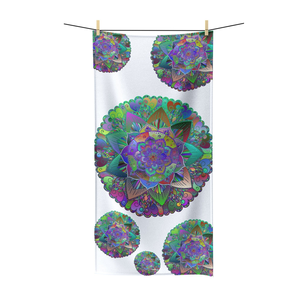Vibrant Mandala Bath Towel - Colorful & Intricate Home Decor - Blululi
