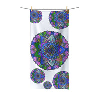Vibrant Mandala Bath Towel - Colorful & Intricate Home Decor - Blululi
