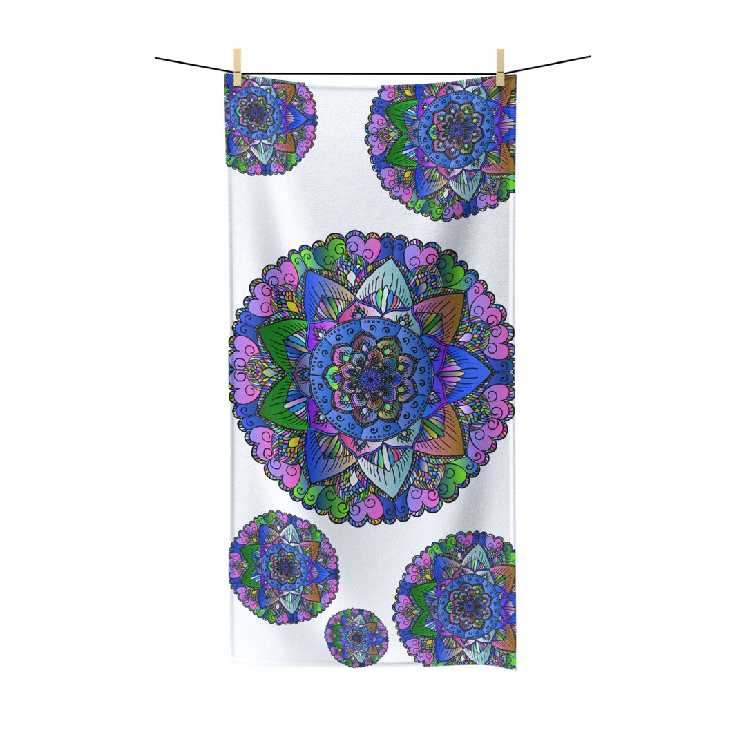 Vibrant Mandala Bath Towel - Colorful & Intricate Home Decor - Blululi