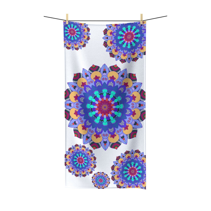 Vibrant Mandala Bath Towel - Colorful & Psychedelic Home Decor - Blululi