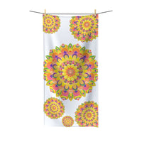 Vibrant Mandala Beach Towel - Colorful & Intricate Design Home Decor - Blululi