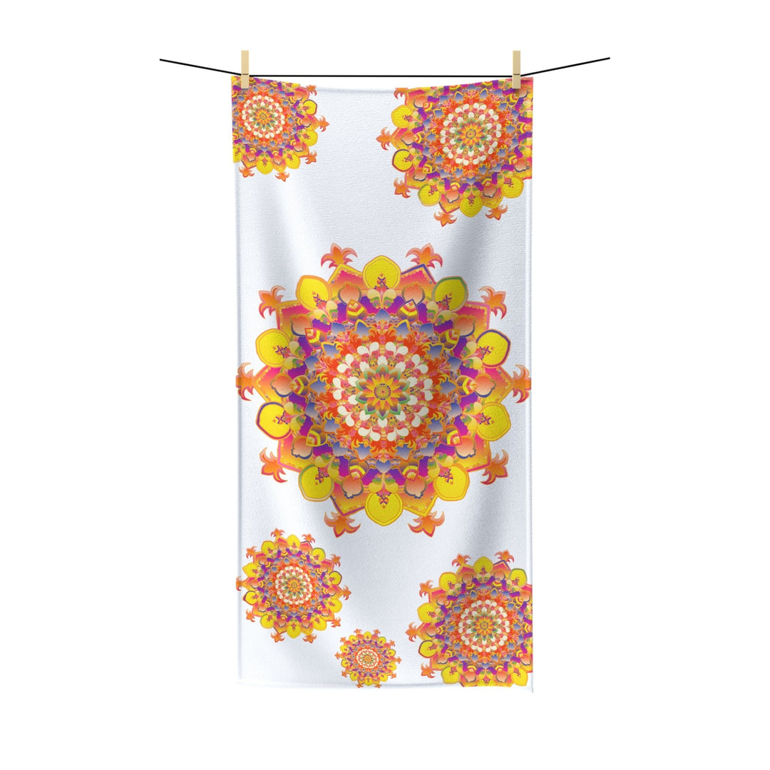 Vibrant Mandala Beach Towel - Colorful & Intricate Home Decor - Blululi