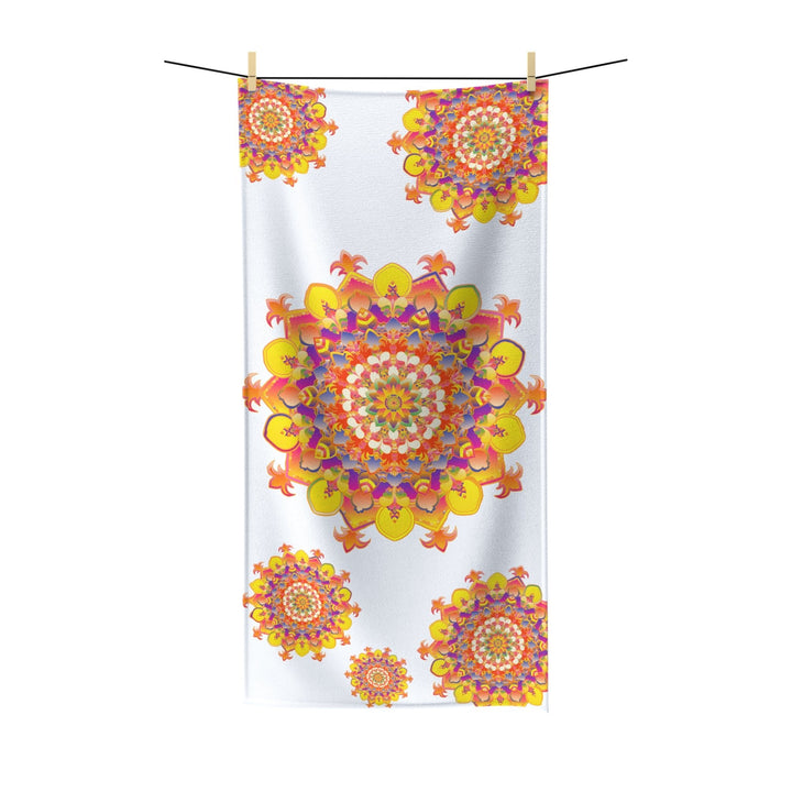 Vibrant Mandala Beach Towel - Colorful & Intricate Home Decor - Blululi