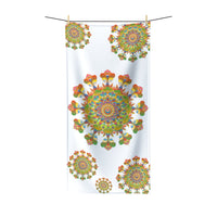 Vibrant Mandala Beach Towel - Colorful & Intricate Home Decor - Blululi