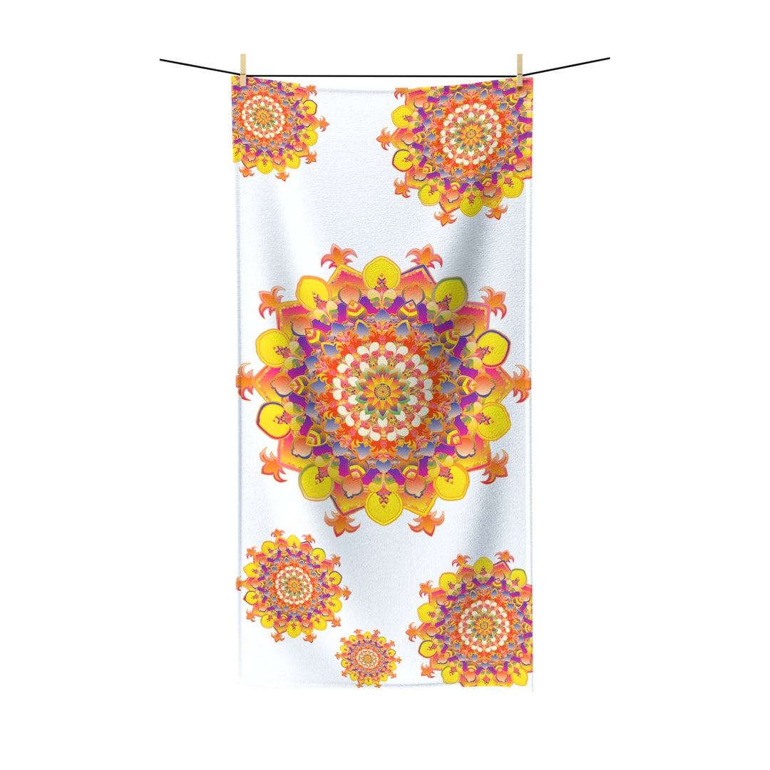 Vibrant Mandala Beach Towel - Colorful & Intricate Home Decor - Blululi