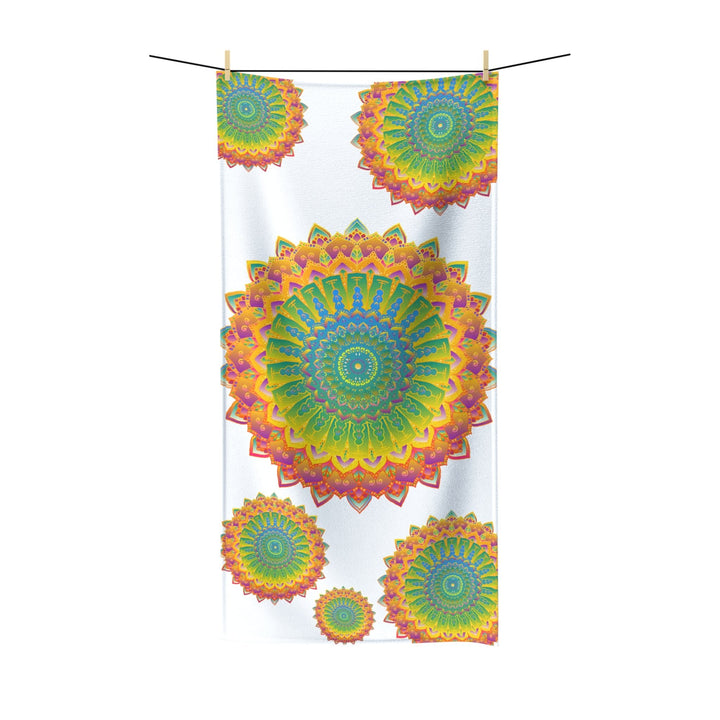 Vibrant Mandala Beach Towel - Colorful & Intricate Home Decor - Blululi