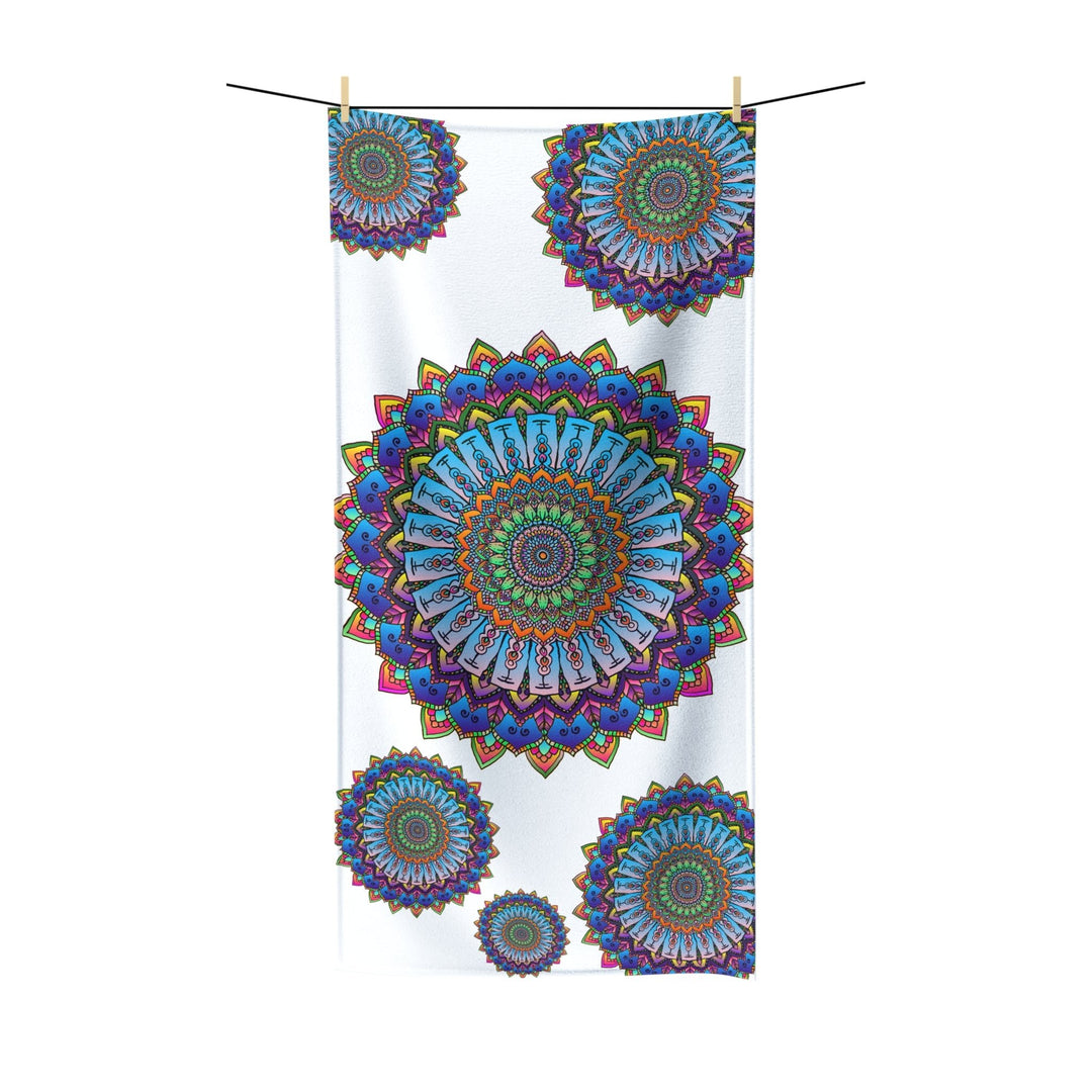 Vibrant Mandala Beach Towel - Colorful & Intricate Home Decor - Blululi