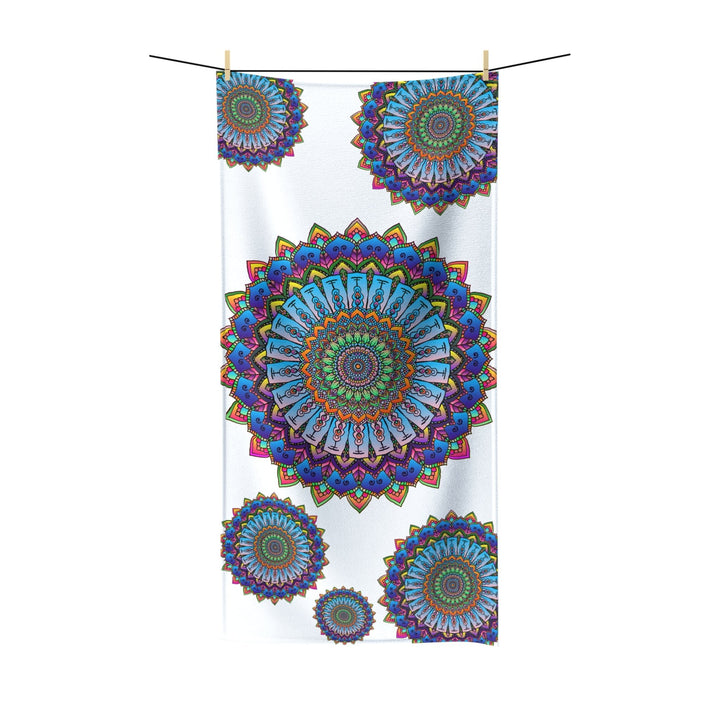 Vibrant Mandala Beach Towel - Colorful & Intricate Home Decor - Blululi
