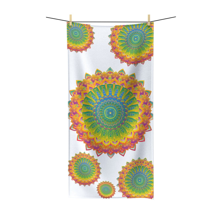 Vibrant Mandala Beach Towel - Colorful & Intricate Home Decor - Blululi