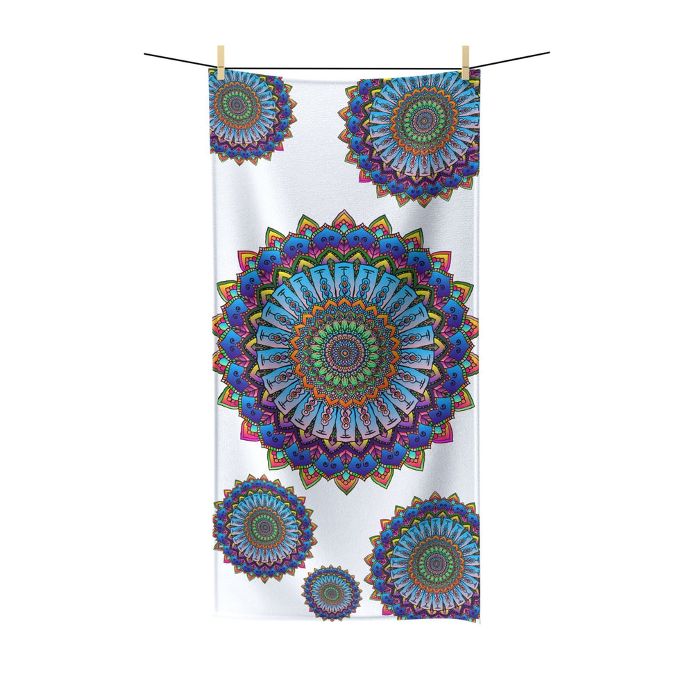 Vibrant Mandala Beach Towel - Colorful & Intricate Home Decor - Blululi