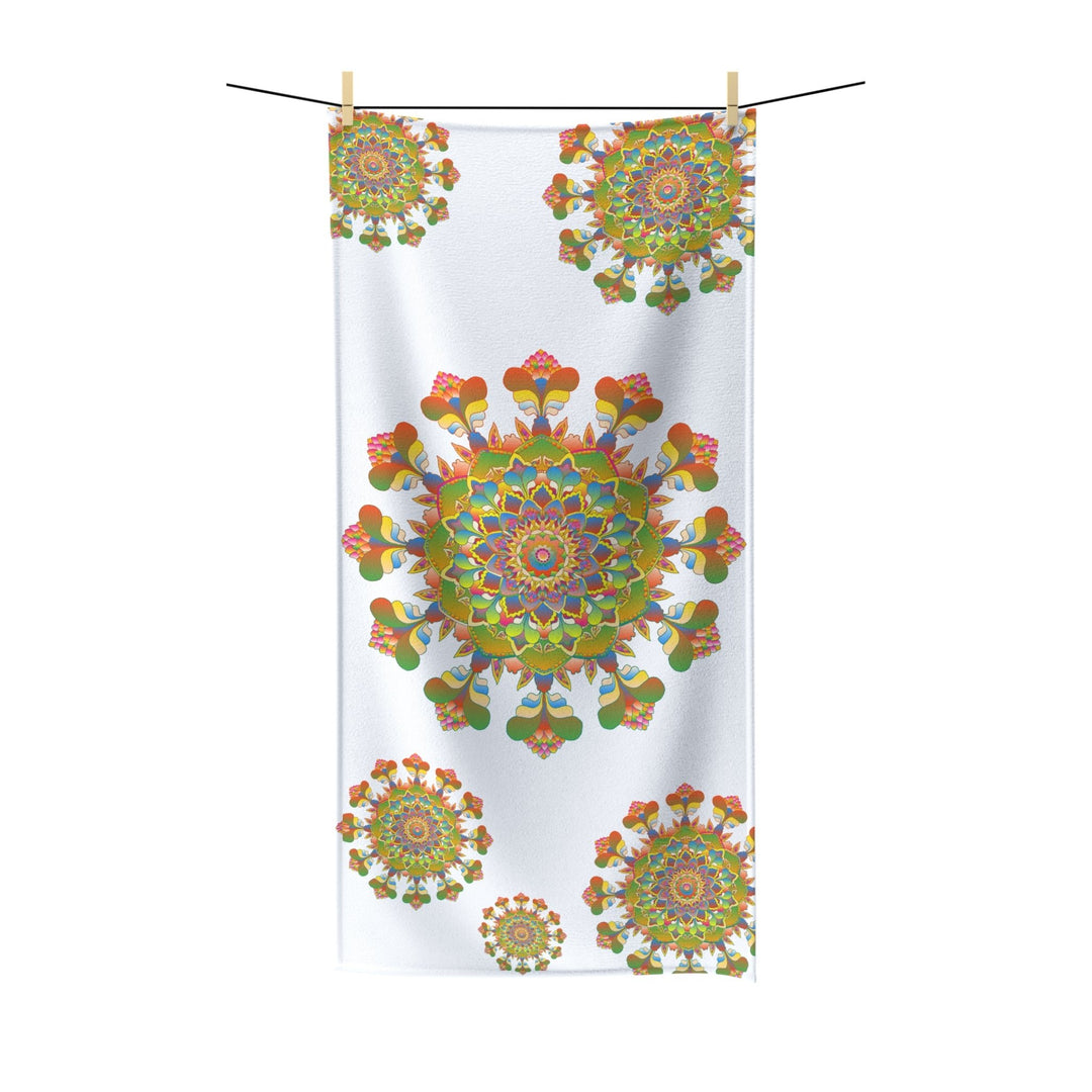 Vibrant Mandala Beach Towel - Colorful & Intricate Home Decor - Blululi