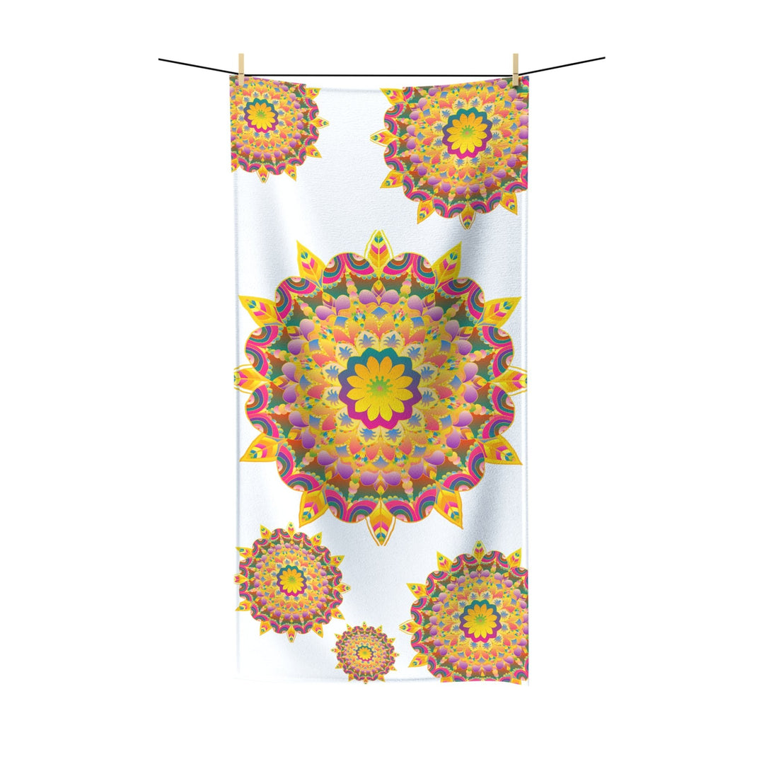 Vibrant Mandala Beach Towel - Colorful & Intricate Home Decor - Blululi