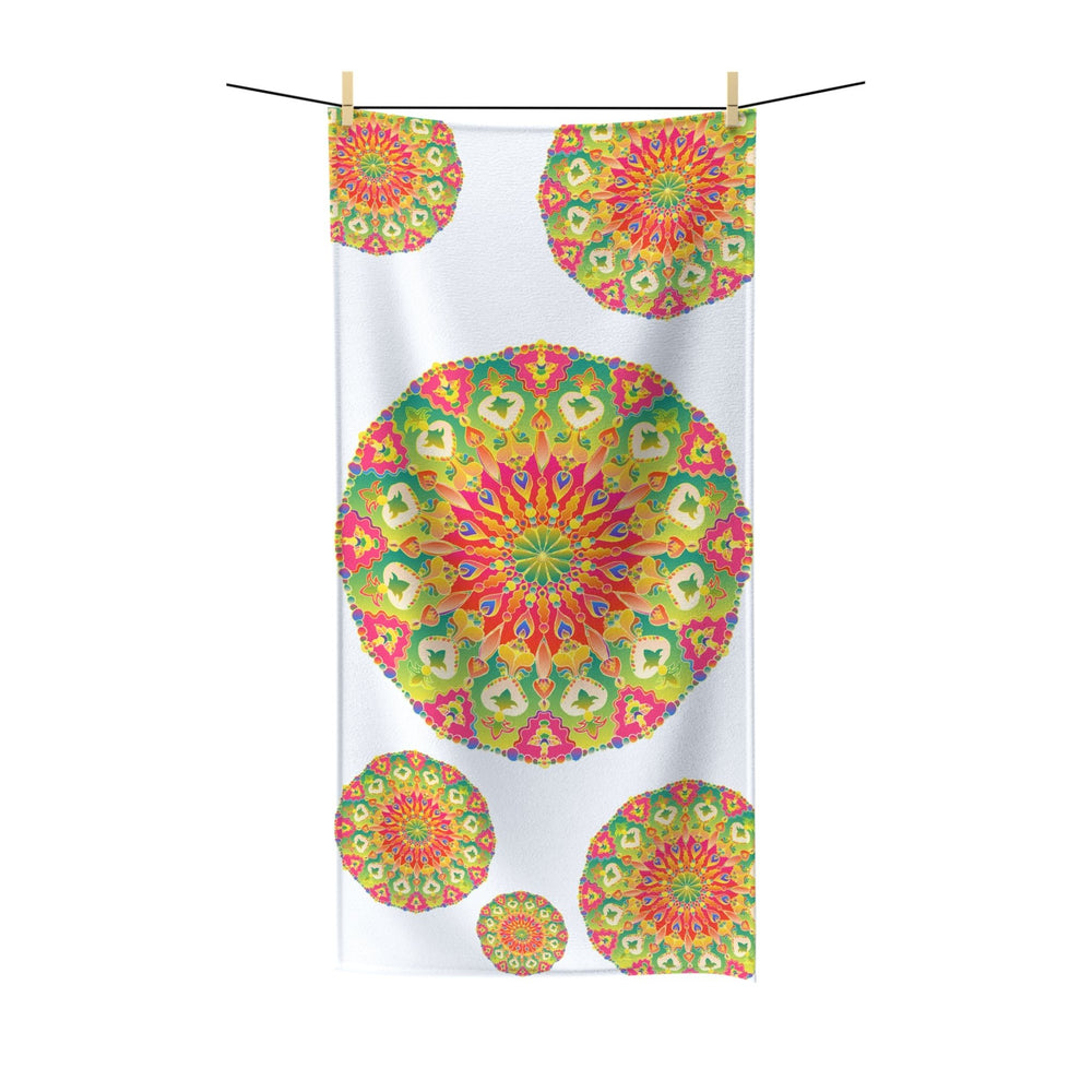 Vibrant Mandala Beach Towel - Colorful & Intricate Home Decor - Blululi