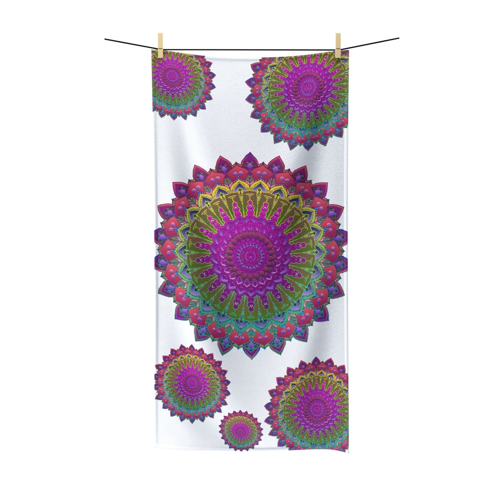 Vibrant Mandala Beach Towel - Colorful & Peaceful Home Decor - Blululi