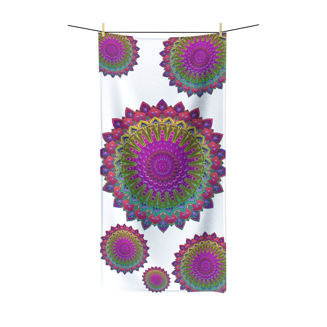 Vibrant Mandala Beach Towel - Colorful & Peaceful Home Decor - Blululi