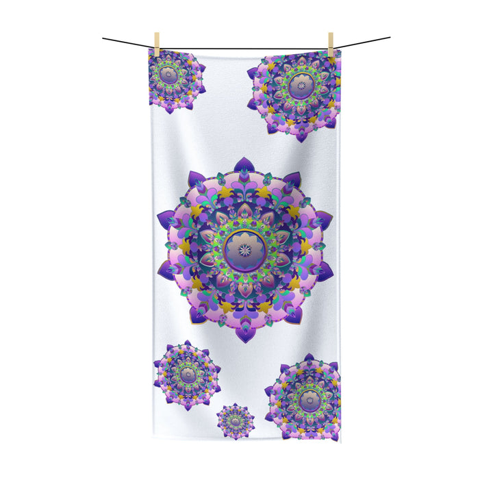 Vibrant Mandala Beach Towel - Spiritual Decor Home Decor - Blululi