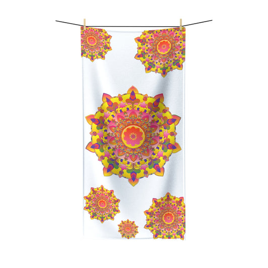 Vibrant Mandala Beach Towel - Spiritual & Peaceful Home Decor - Blululi