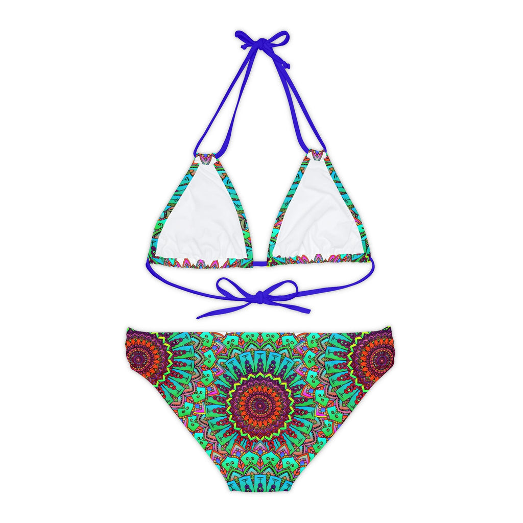 Vibrant Mandala Bikini Set - Hand Drawn Art All Over Prints - Blululi