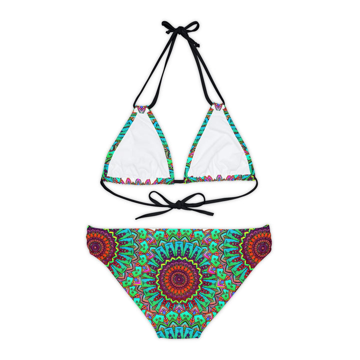 Vibrant Mandala Bikini Set - Hand Drawn Art All Over Prints - Blululi