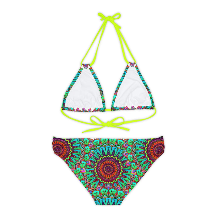 Vibrant Mandala Bikini Set - Hand Drawn Art All Over Prints - Blululi