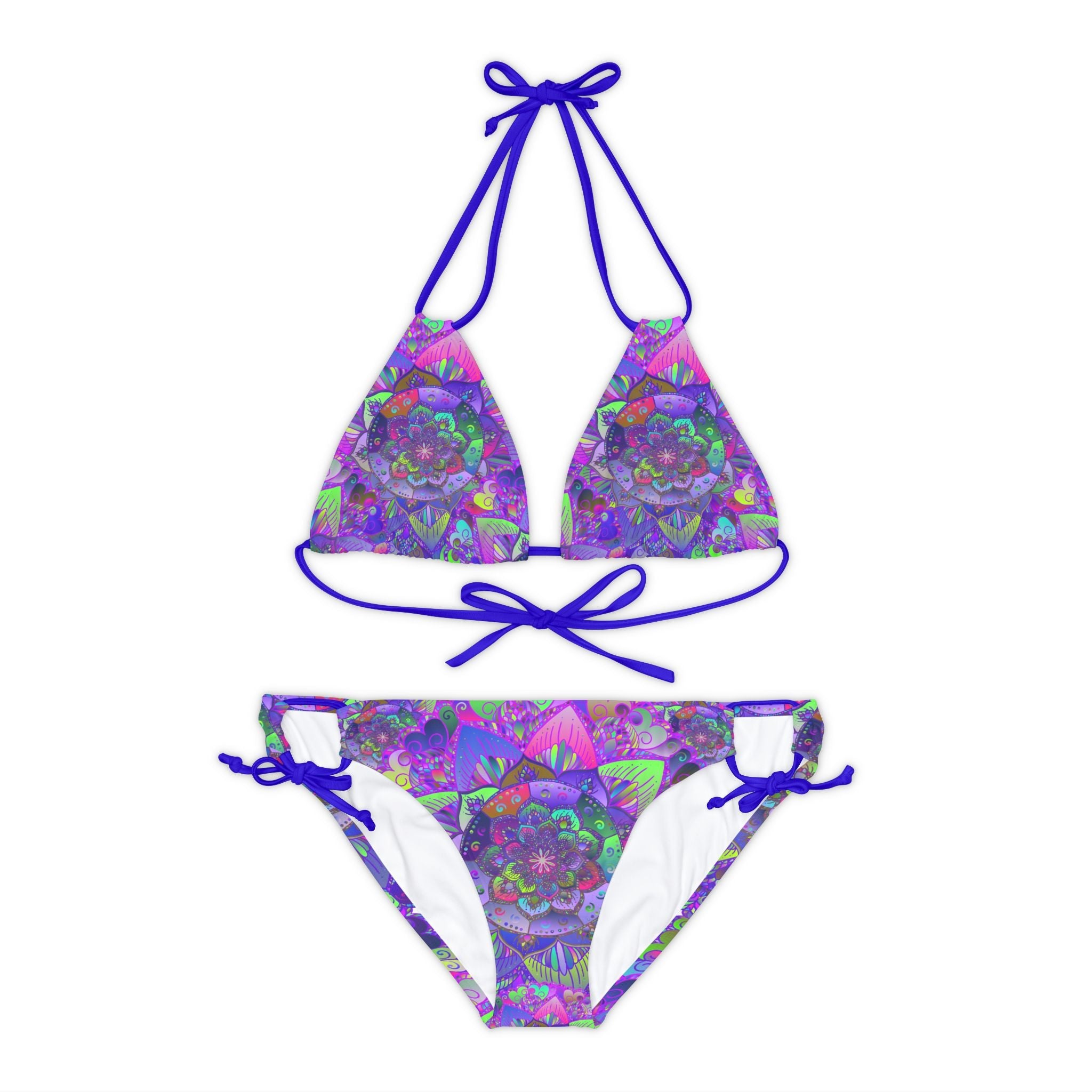 Vibrant Mandala Bikini Set - Hand - Drawn Art All Over Prints - Blululi