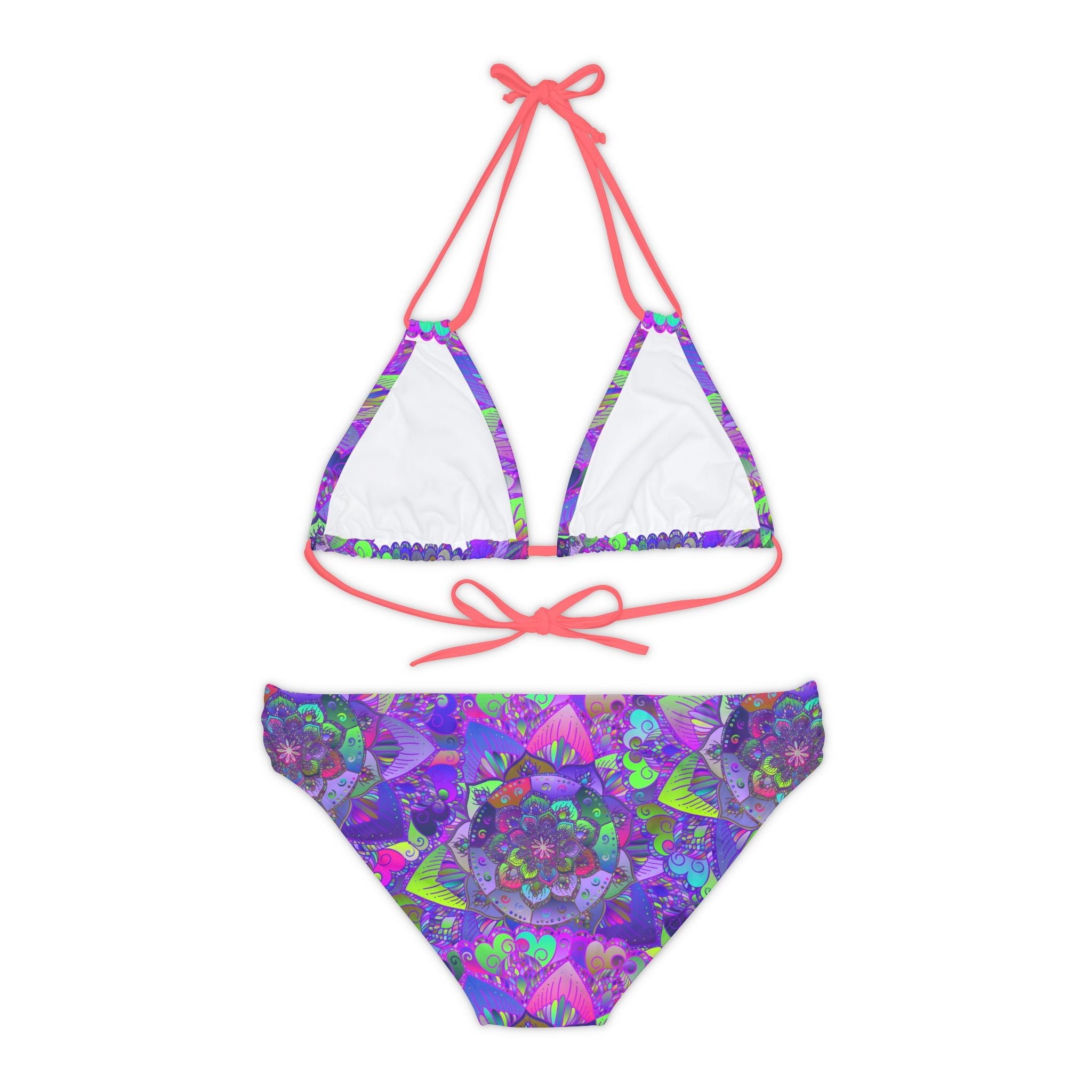 Vibrant Mandala Bikini Set - Hand - Drawn Art All Over Prints - Blululi