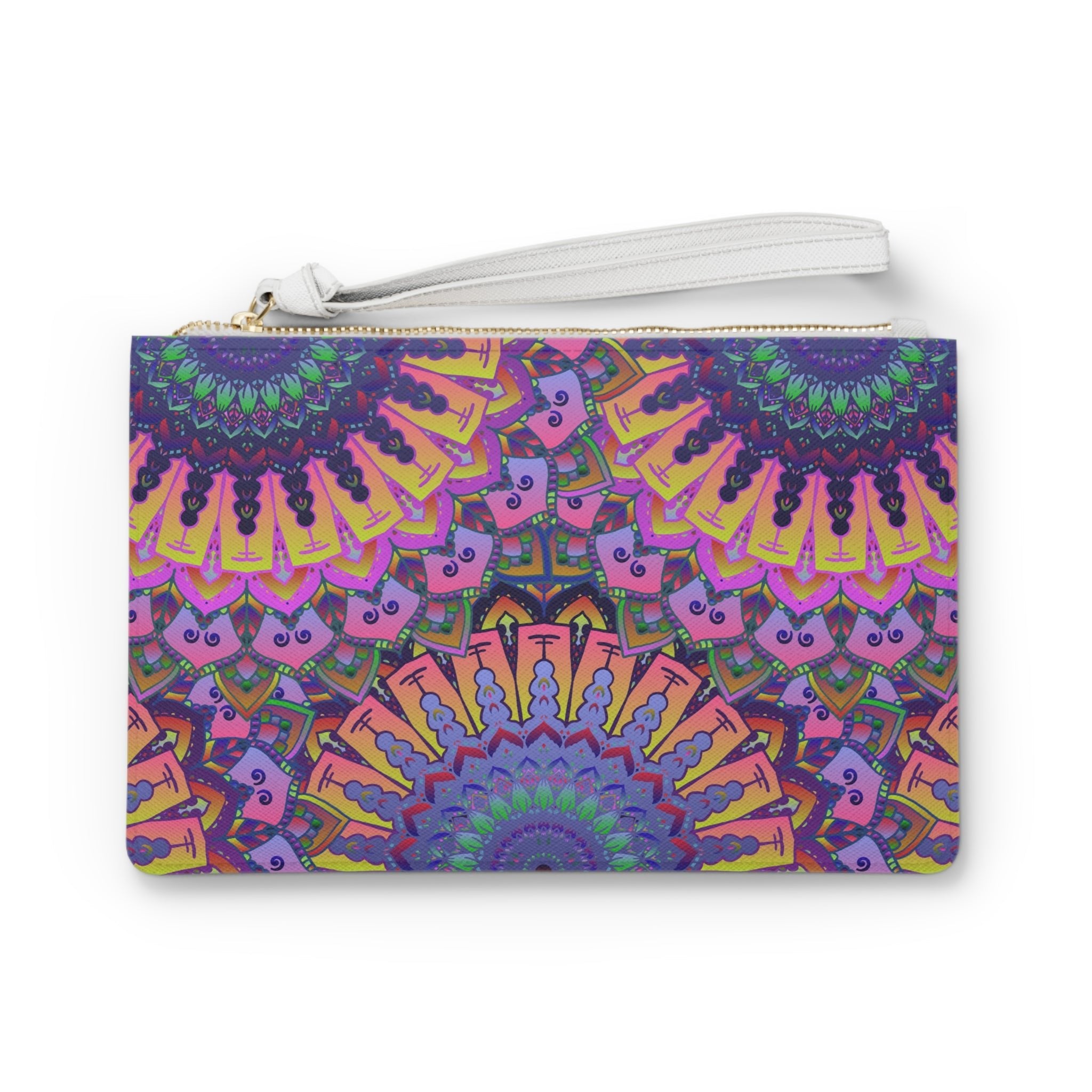 Vibrant Mandala Clutch Bag Bags - Blululi