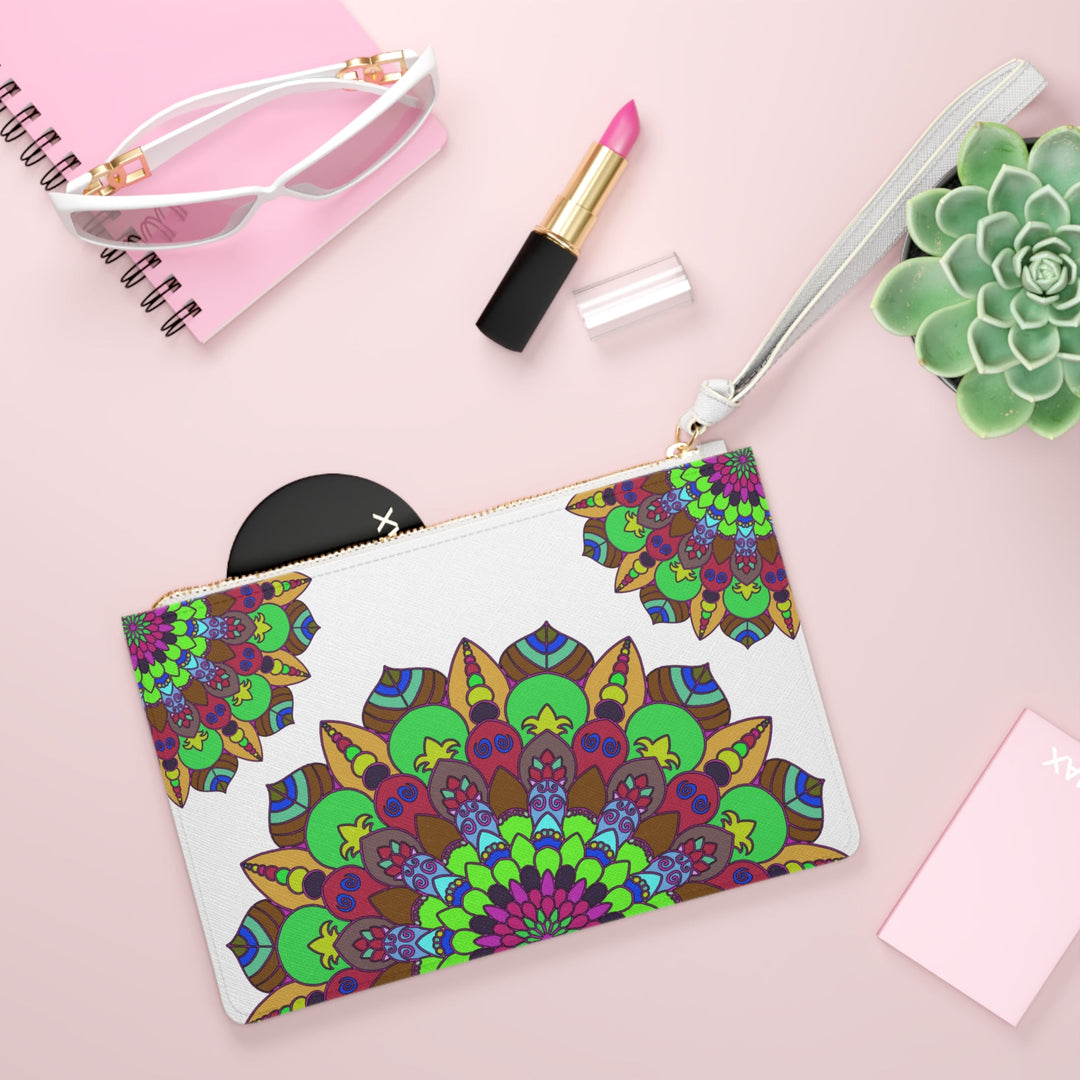 Vibrant Mandala Clutch Bag Bags - Blululi