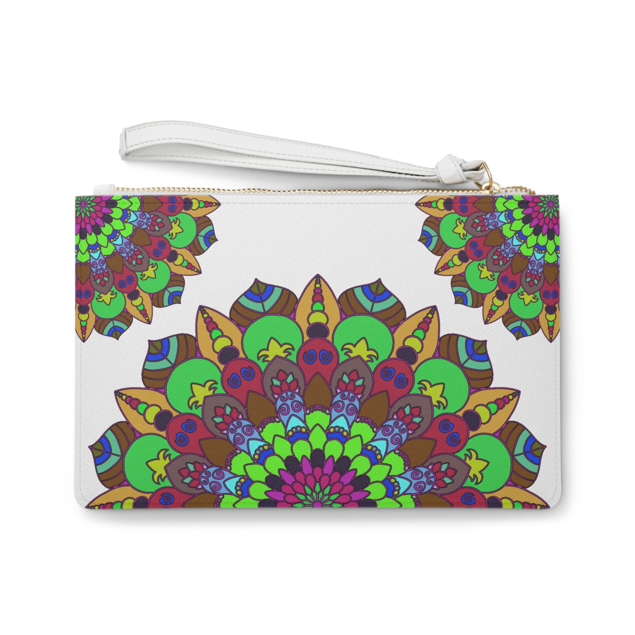 Vibrant Mandala Clutch Bag Bags - Blululi