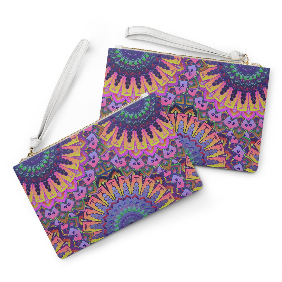 Vibrant Mandala Clutch Bag Bags - Blululi