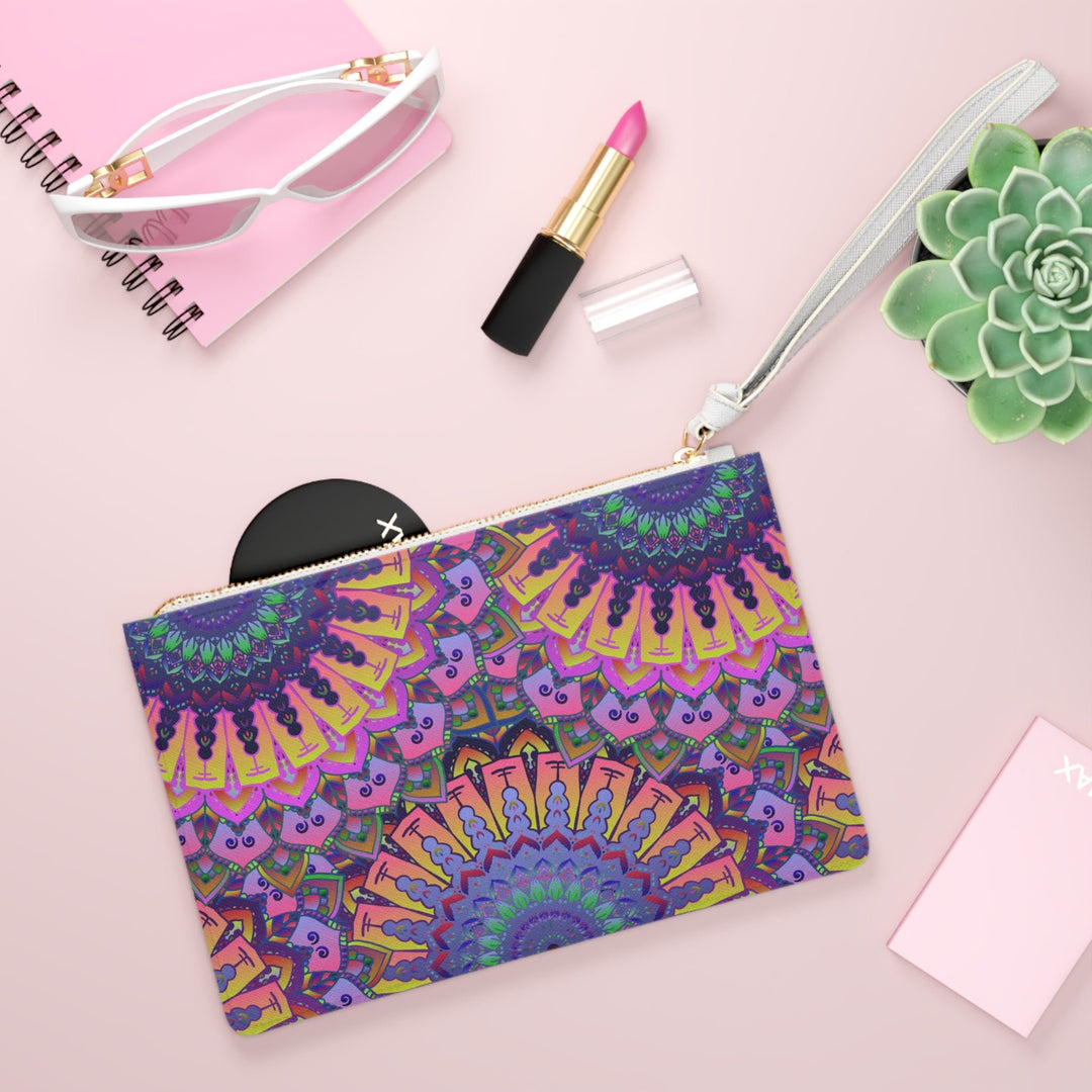 Vibrant Mandala Clutch Bag Bags - Blululi