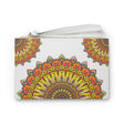 Vibrant Mandala Clutch Bag - Hand Drawn Art Bags - Blululi