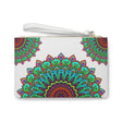 Vibrant Mandala Clutch Bag - Hand Drawn Art Bags - Blululi