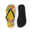 Vibrant Mandala Flip Flops - Bohemian Summer Style Shoes - Blululi