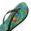 Vibrant Mandala Flip Flops - Colorful Comfort Shoes - Blululi