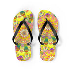 Vibrant Mandala Flip Flops - Colorful & Comfortable Shoes - Blululi