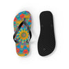 Vibrant Mandala Flip Flops - Colorful & Comfortable Shoes - Blululi