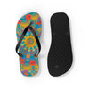 Vibrant Mandala Flip Flops - Colorful & Comfortable Shoes - Blululi