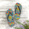 Vibrant Mandala Flip Flops - Colorful & Comfortable Shoes - Blululi